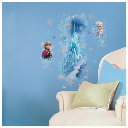 COMFORTCORRECT Frozen Ice Palace with Else and Anna Peel and Stick Giant Wall Decals CO28674